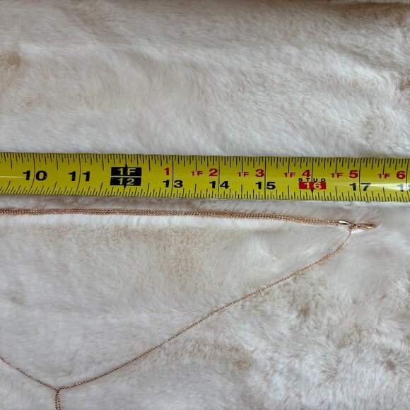 8 Other Reasons Everybody Has Reasons Rose Gold Tone Lariat Ball Chain Necklace - Picture 13 of 15